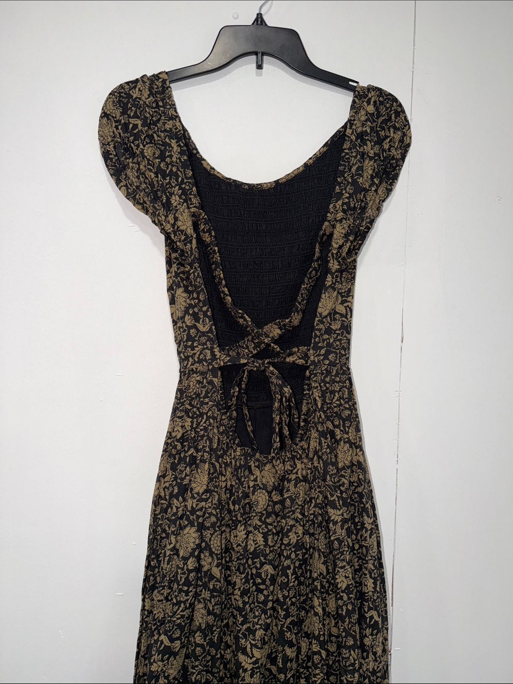 Free People Ultraviolet Maxi Dress in Black Combo Size Medium - Picture 5 of 8